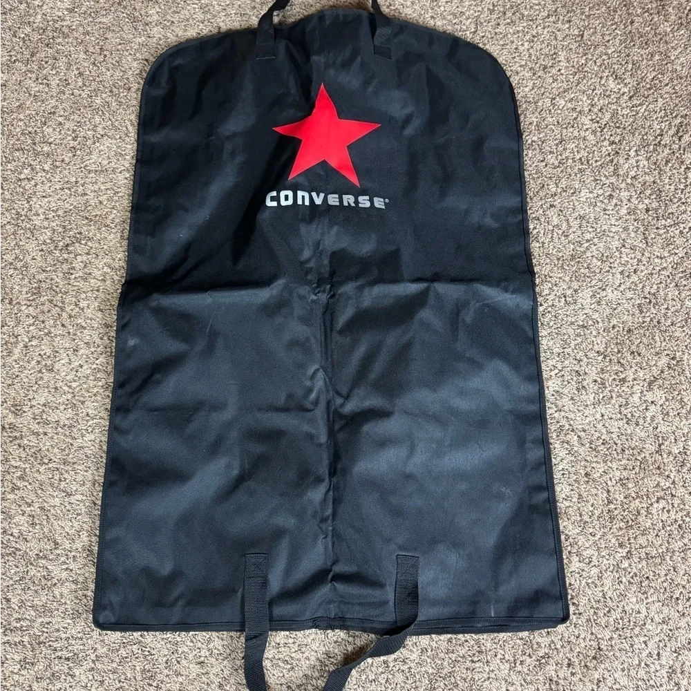 Converse hanging garment bag / clothes bag Black with handles and Converse logo